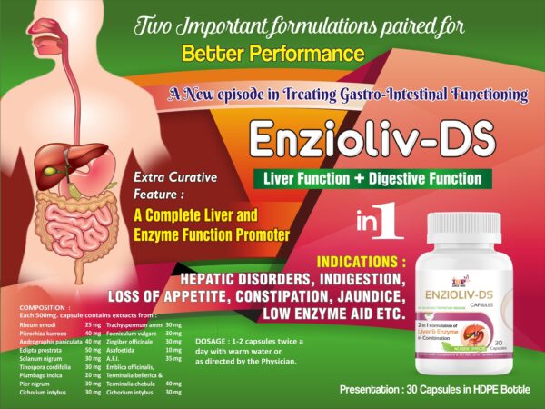 Enzioliv-DS Capsules Herbal & Ayurvedic Health Care Product