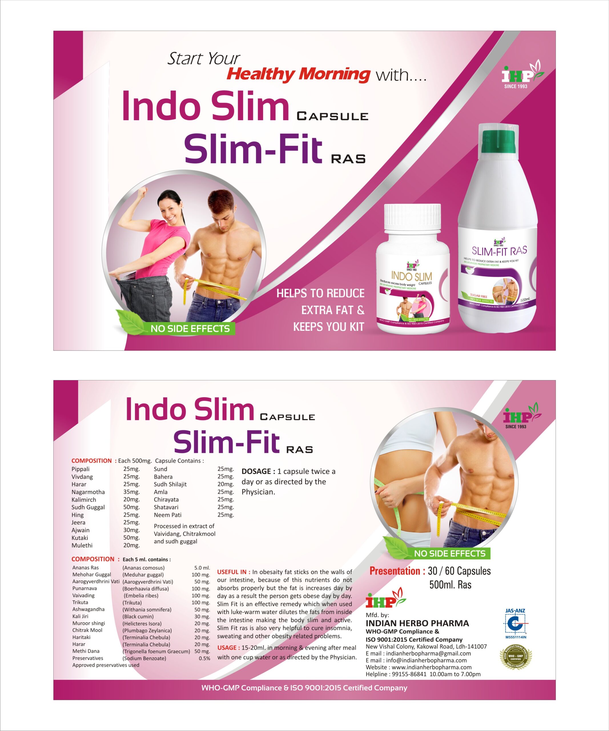 Slim-Fit Ras Ayurvedic & Herbal Health Care Product