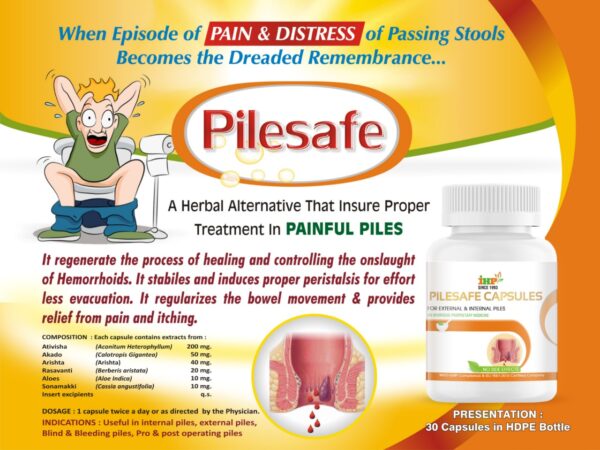 Pilesafe Capsules- Ayurvedic & Herbal Personal Care Product